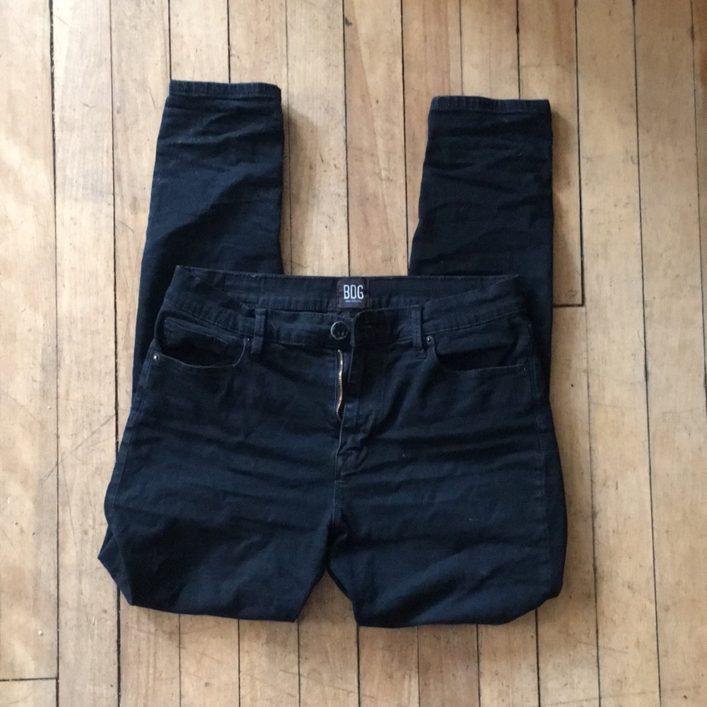UO black skinny jeans